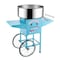 Great Northern Popcorn Cotton Candy Machine and Cart, Flufftastic Floss Maker, Stainless Steel Pan, 2 Side Trays, 13" Wheels 788731NXA - alternate 1